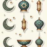 Eid Blessings - Sticker Sheet v7